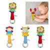 Babyfans Плюшевая игрушка-погремушка с разноцветными бусинами, идеально подходящая для сенсорного развития, координации рук и глаз и интерактивной игры