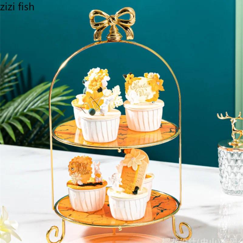 Многослойная подставка для торта из мраморного стекла, десертная тарелка, блюдо для димсамов, форма для торта, поднос для закусок, тарелки для суши, фруктовая тарелка, подставка для демонстрации