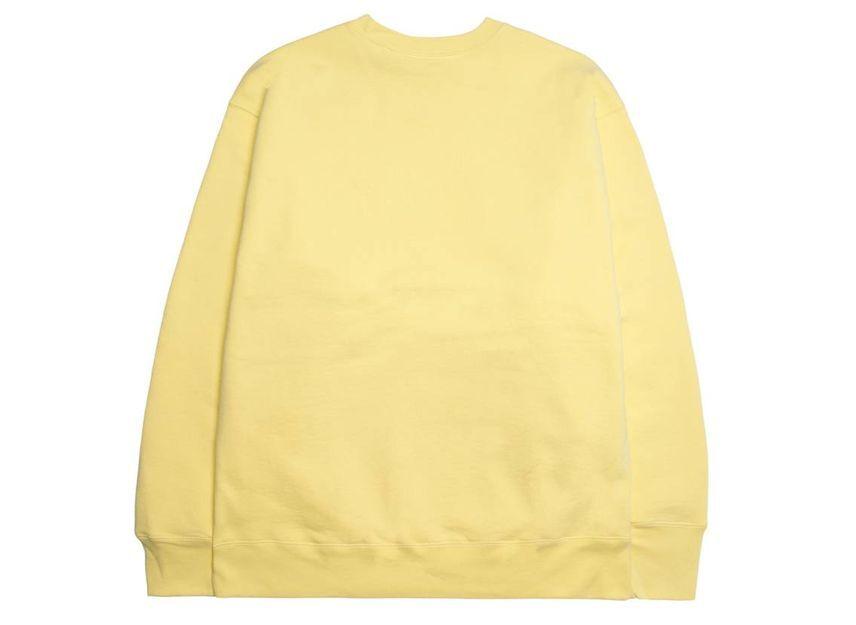 Supreme Box Logo Crewneck Pale Yellow (22FW)