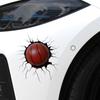 Tennis Basketball Bear Crack 3D Car Stickers Waterproof Decals Truck SUV Bumper Window Decor Cover Scratches Auto Accessories