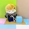 Niannyyhouse Плюшевая игрушка Одежда Джинсовый комбинезон и Толстовка Комплект, для кукол 15-17 см, Одежда для переодевания (Серый)