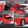 AAAOO1 1/24 BMW M3 E30 Модель Игрушечной Машинки Литая Металлическая Машинка Миниатюра С Инерционным Механизмом Звук Свет Двери Открываются Коллекция Подарок Для Мальчика Ребенка