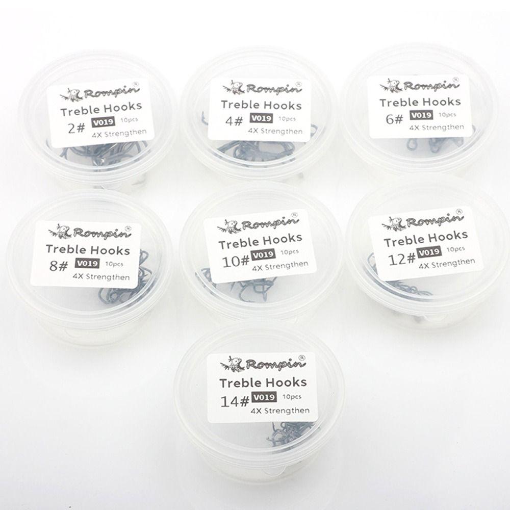 12# 14# острые крючки с бородкой Ahite Nickel рыболовные крючки рыболовные снасти тройной джиг высокоуглеродистая сталь