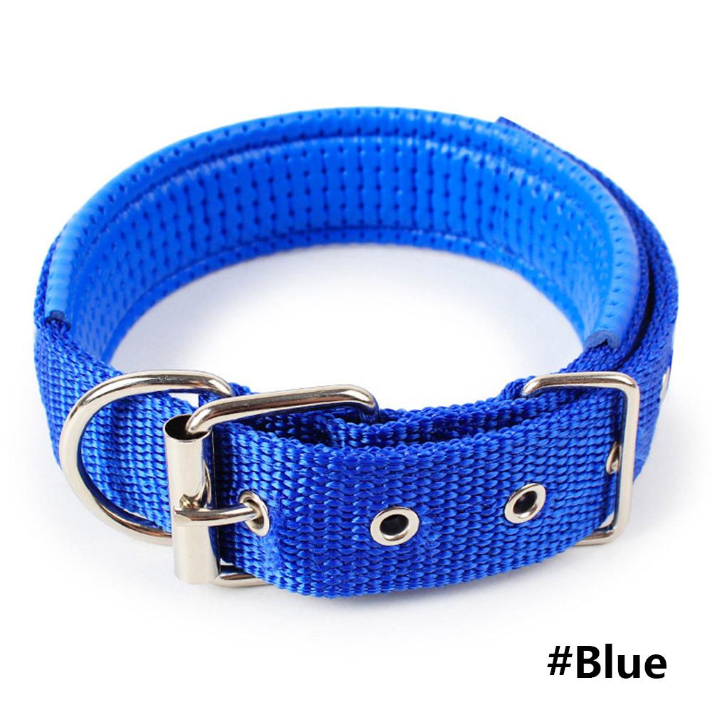 Регулируемые нейлоновые ошейники для собак, шейный ремень для домашних животных, защитное кольцо для маленьких и больших собак, кошачье шейное кольцо для Тедди, питбуля, бульдога, бигля, продукт для домашних животных