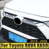 Автомобильные аксессуары для Toyota RAV4 XA50 2019-2024 2024 2024 2024 Гибридный ABS передний бампер решетка решетки полосы отделка крышки наклейки