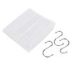 Hanging Mesh Bath Shower Organizer Large Shower Caddy Bathroom Accessories (S Shaped Hook)