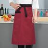 Half Apron Waterproof Chef Apron with Pockets for Men Women Adjustable Oil-Proof Stain-Proof Breathable
