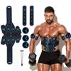 Новый EMS беспроводной стимулятор мышц, умный фитнес-тренажер для брюшного пресса, электрические наклейки для похудения, массажер для похудения тела
