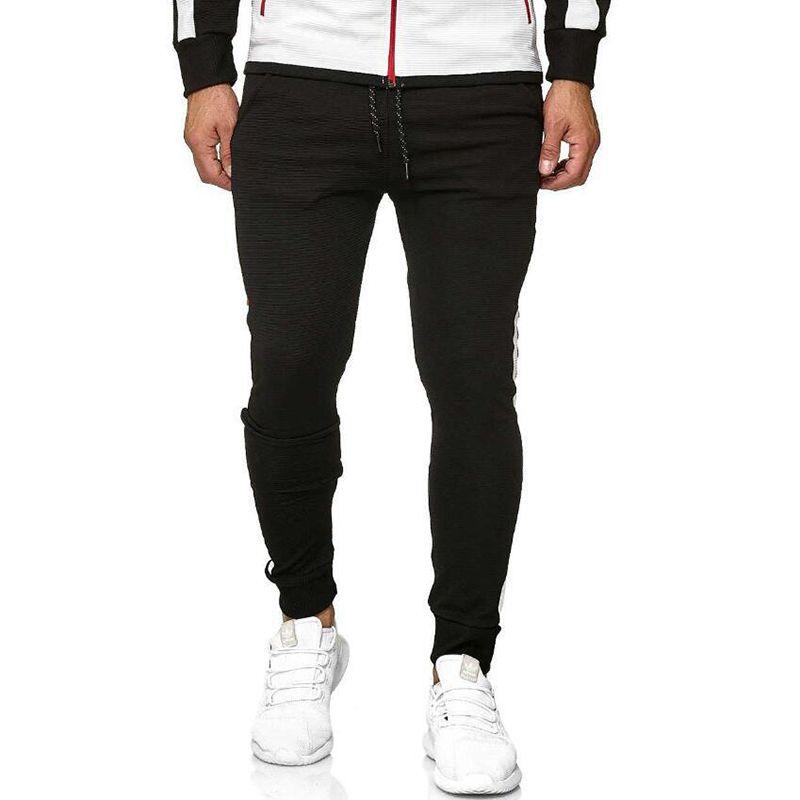 Мужской спортивный костюм для бега, худи, куртка, брюки, штаны, спортивный костюм