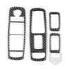 For Dodge Journey 2011-2017 Carbon Fiber Window Lift Control Button Panel Trim Cover Car Interior Accessories Decorative Sticker