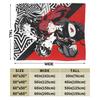 Soft Warm Blanket Picnic Animated Game P- Persona 5 Bedding Throws  Flannel Bedspread For Couch Chair Aesthetic Sofa Bed Cover