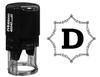 Printtoo Office Стационарный R-40 Алфавит D Monogram Octagon Celtic Swirl Рамка Self Inking Rubber