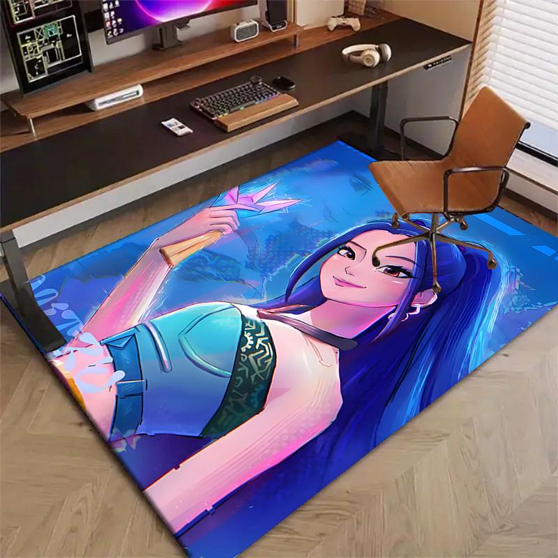 1pc KPop Demon Hunters30 Design Printed Area Rug Carpet for Bedroom Living Room Home Decor Rugs Mat Non Slip Mat Rug for Bedside