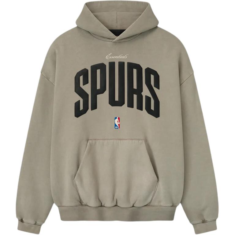 Fear of God Essentials Толстовка Spurs 90-х Печать Унисекс Топы Черный 192NB256931F