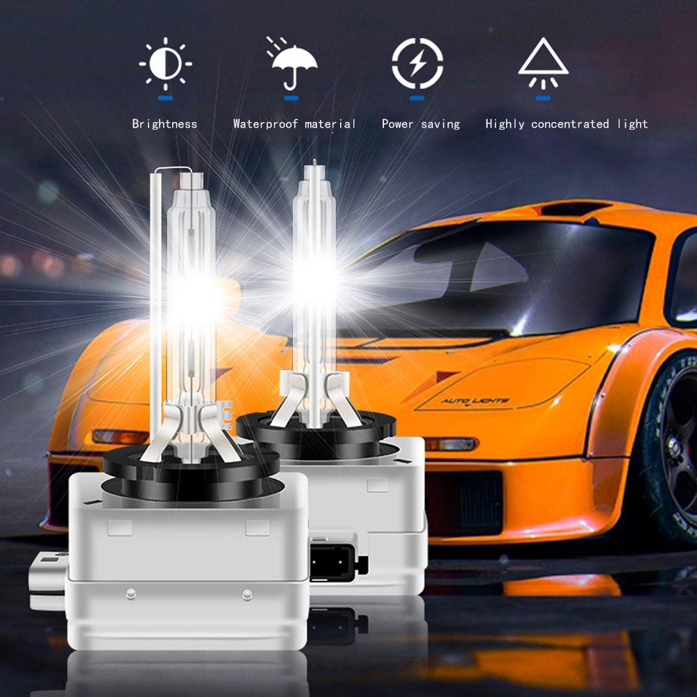 Автомобильная мигающая лампа D1S D2S D3S D4S HID, автомобильная ксеноновая лампа для фар, суперяркая фара 55 Вт 6000 К