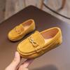 Boys Loafers Spring Autumn Moccasins Slip-on Fashion British Style Shallow Children's Flat Shoes Solid Color Kids Causal Shoes