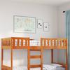 VidaXL Children's Bed Without Mattress Wax Brown 90x200 Cm Solid Pine, Loft Bed, Loft Bed with Ladder, Frame of 855017