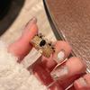 Серия Caibao Средневековый Легкий Люкс Высококачественное Открытое Кольцо Ретро Женское Простое Циркон Нишевый Дизайн Люксовые Аксессуары