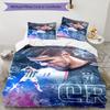 Ronaldo's Football Celebration Moment Bedding Set, Breathable Duvet Cover with Pillowcases, Soft Bed Linen for Bedroom Home Decoration, Perfect Festiv