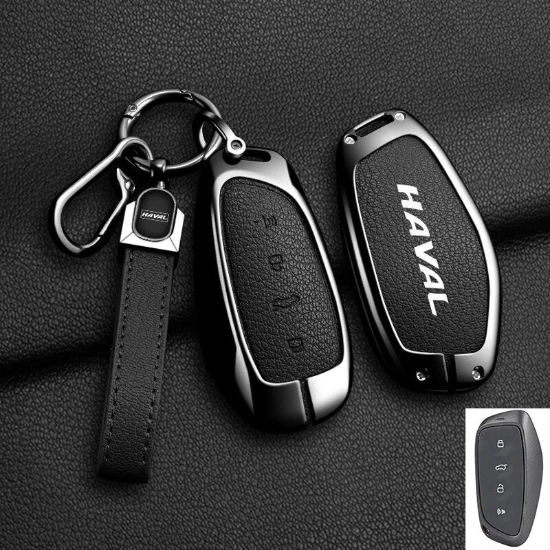 Кожаный чехол для автомобильного ключа Haval Xy H6 Dargo M6 H9 H6S F7 F7X Jolion X Dog H2 H3 H5 H7 H8 M4 F7H H2S Чехол для ключа Автомобильный пульт ДУ