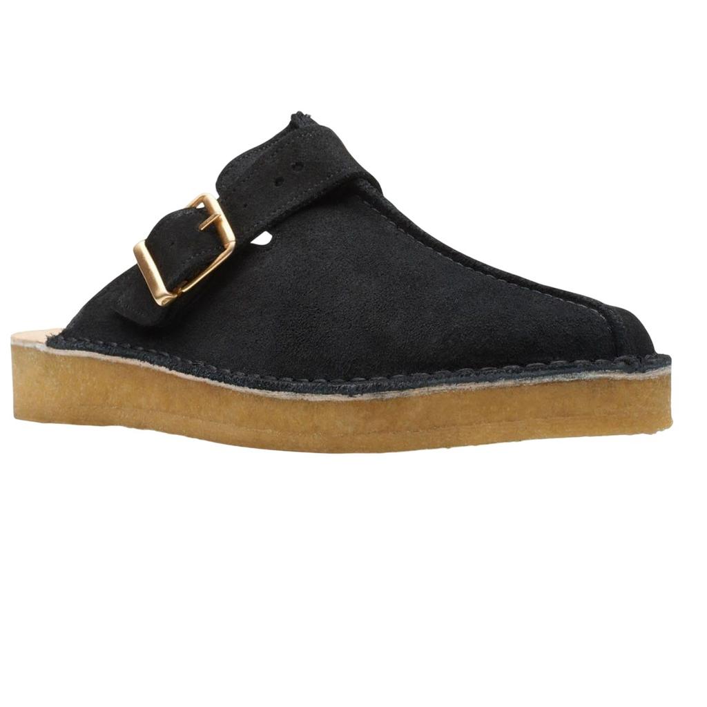 Clarks Mens Trek Suede Mules