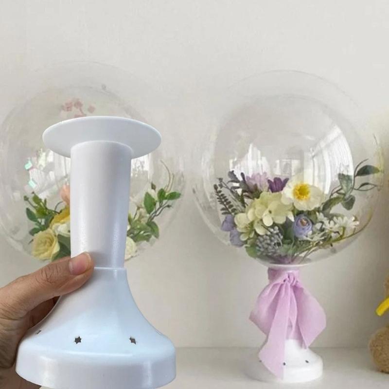 Practical Plastic Balloon Stick Stand Holder For Florals Arrangements Handmade Party Wedding Decorations