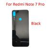 For Xiaomi Redmi Note 7 Back Battery  Door Glass Panel Rear Door Housing  With Glue Adhesive For Redmi Note 7