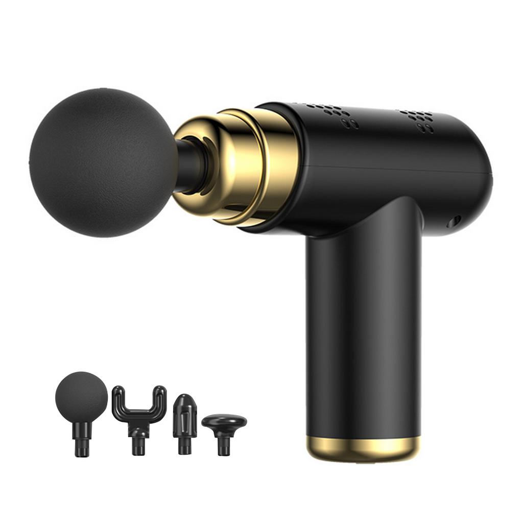 Fascia Massage Gun Muscle Relaxation Massager Portable Handheld Electric Body Massage Gun with 4