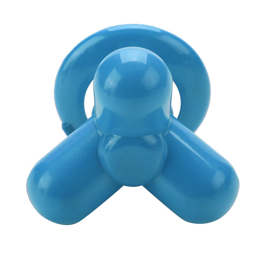 USB Mini Electric Handled Wave Vibrating Massager Neck Full Body Massage Blue