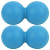 2Pcs Silicone Peanut Shape Yoga Training Muscle Relaxation Massage Ball Massagerblue Peanut Shape