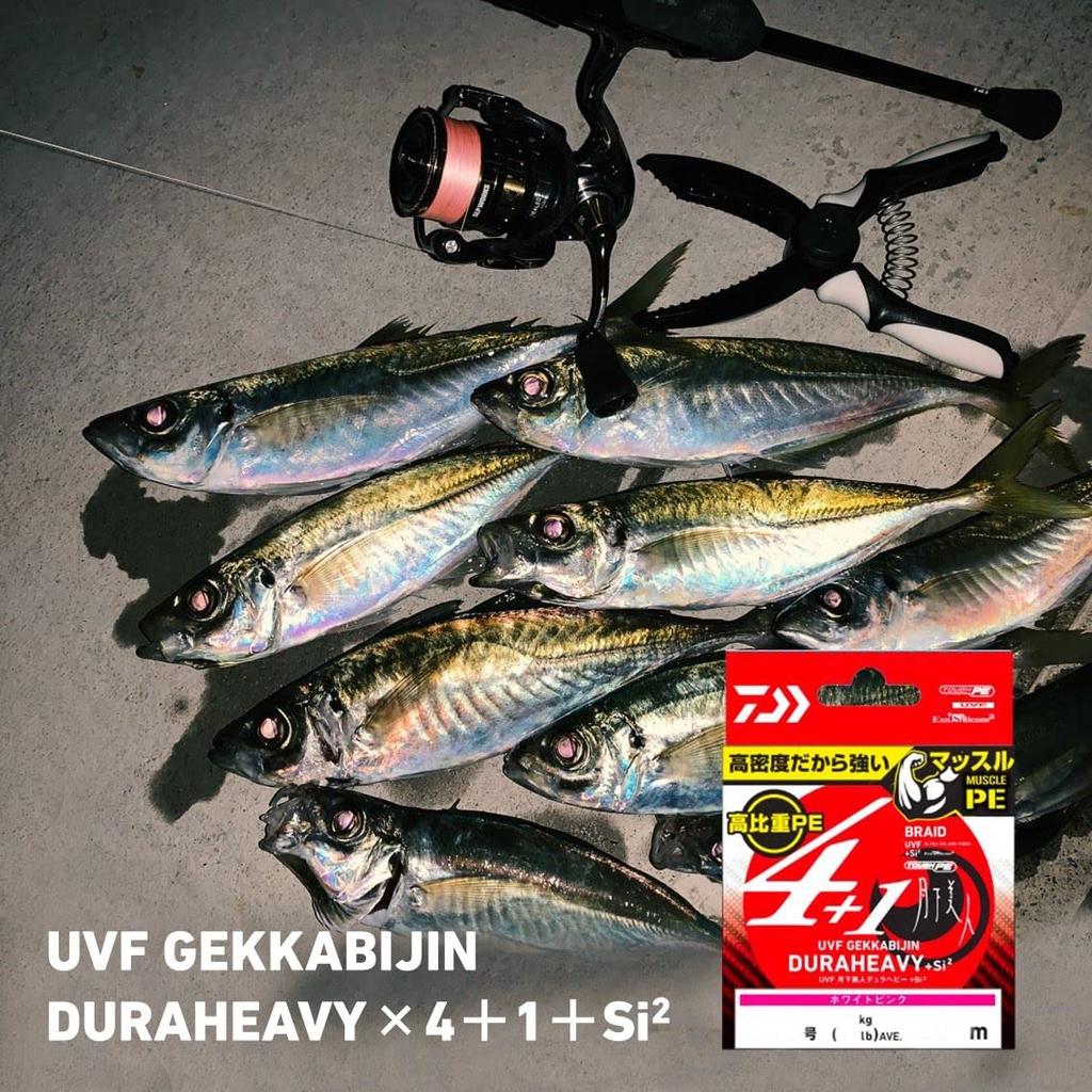 DAIWA PE Line UVF Moonlit Beauty Dura Heavy Белый Розовый X4+1+Si2 0.3-200