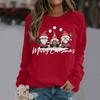 Women's Hoodies Fashion Merry Christmas Print Pullovers Long-sleeved Hooded Sweatshirt Lady Casual Oversized Loose Hoodies