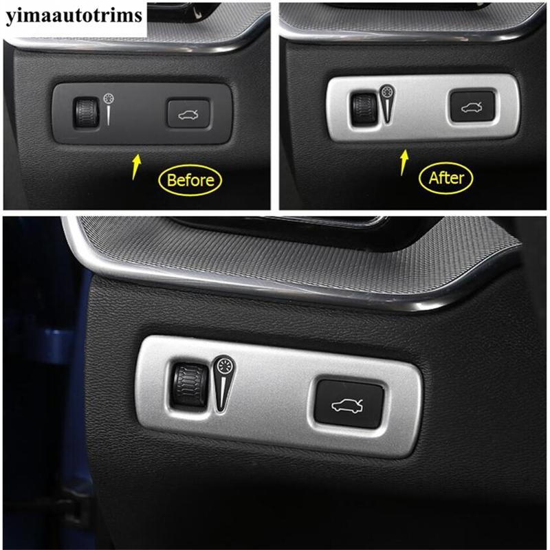 Headlight Switch Head Light Lamp Adjust Button Cover Trim For Volvo XC90 XC60 XC40 S90 V90 2018 - 2025 Accessories Interior Kit