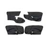 4pcs Car Interior Suede Leather Doors Panel Door Armrest Cover Trim For VW Golf 5 Jetta 2005 2006 2007 2008 2009 2010