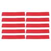 10PCS Flat Rectangular Shape Court Line Marker Kit Field Spot Markers  Tennis Practice