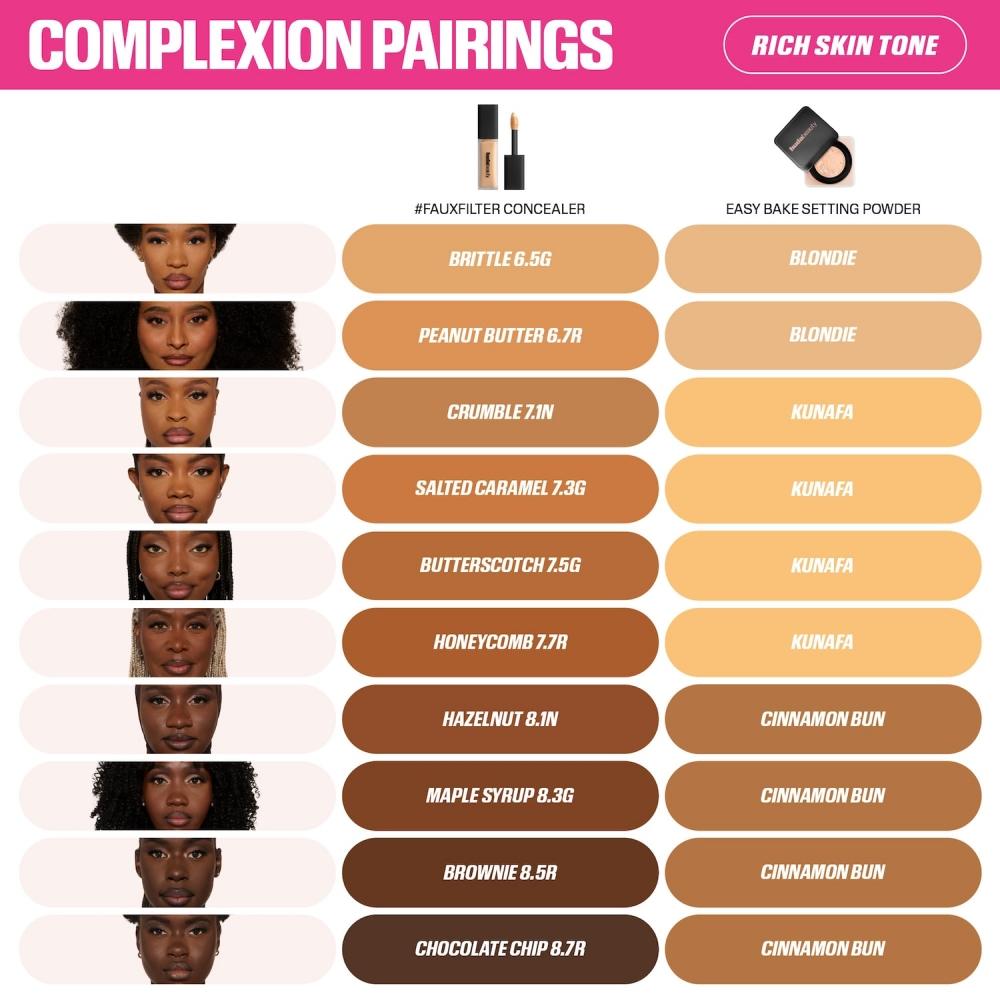 Huda Beauty  Fauxfilter Matte Waterproof Concealer 0.30 Oz Butterscotch 7.5