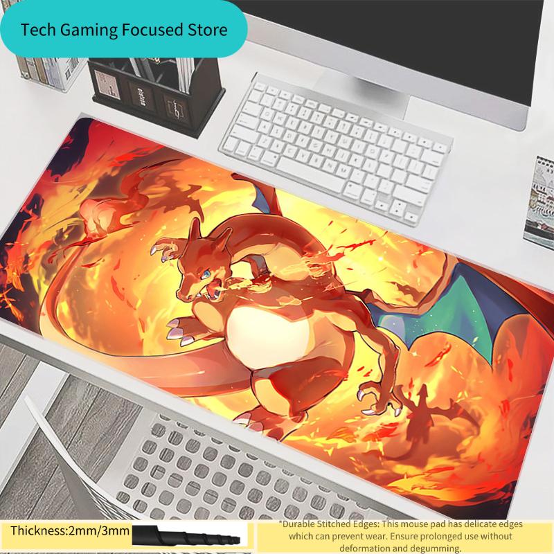 Eevee Evolution Pokemon Gaming Mouse Pad Waterproof Non-slip Desk Mat