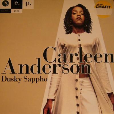 12-дюймовая пластинка CARLEEN ANDERSON Dusky Sappho E.P. YRT108 Примерно 1993 г. Великобритания Танцевальная Электроника Б/у