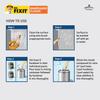 DR. FIXIT Dampguard Classic 1 кг Гидроизоляционное покрытие для внутренних стен, потолков, железобетонных резервуаров. Водостойкое