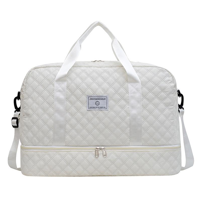 Women's Short Trip Travel Duffel Bag - Large Capacity, Wet/Dry Separation, Lightweight for Luggage or Yoga