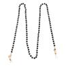 Черные акриловые бусины AntiLost Eyeglasses MouthMuffle Chain Eyeglasses Holder Chain