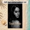 Beach TowelLana Del Rey Custom Name Text Personalized Soft Towel for Beach Pool Indoor Home Decor Gift