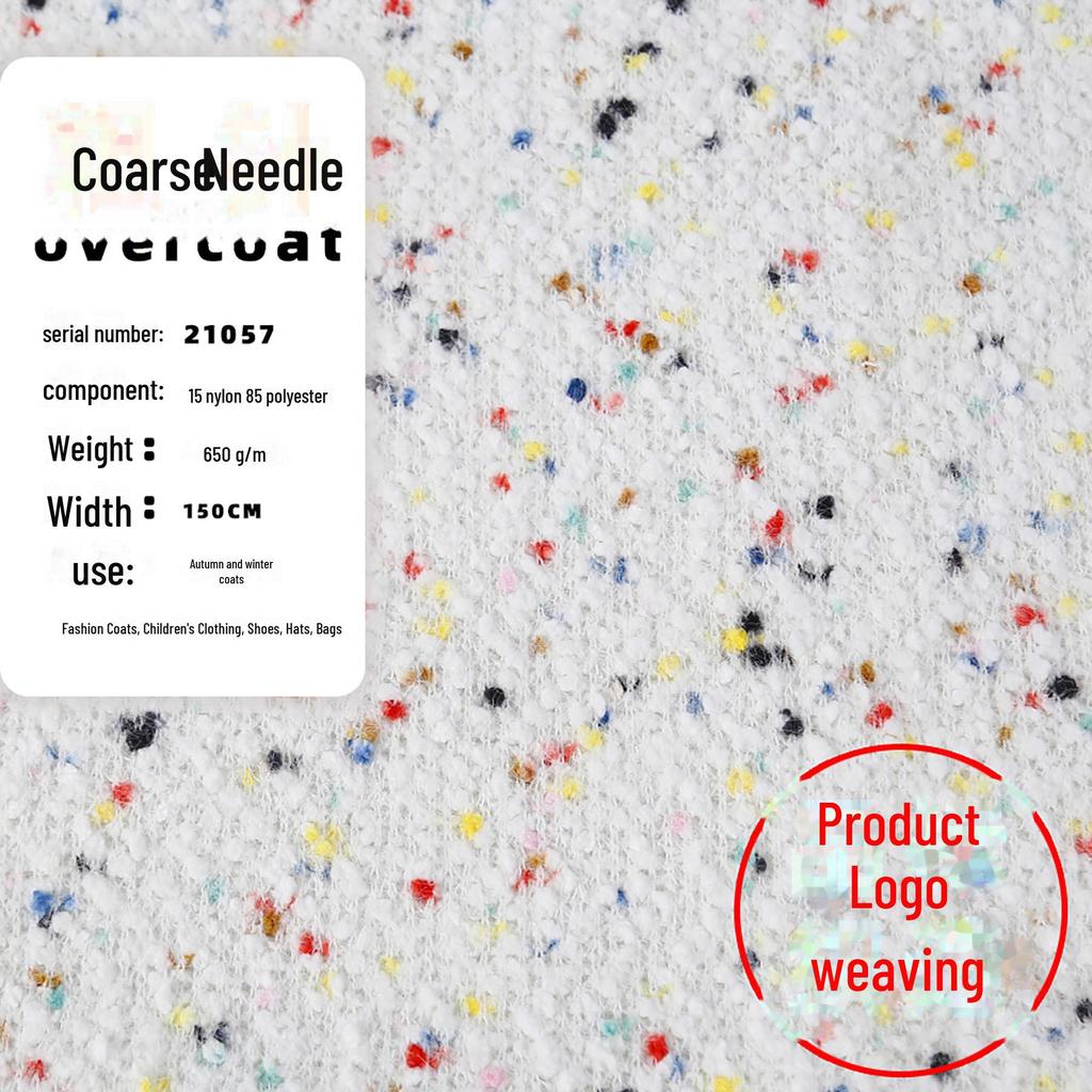 2024 Осень/Зима Гортензия Толстая Игла Пуловер Ткань в Цветном Пряже Маленький Аромат Стиль