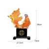 Fish Sculpture Resin Decorative Modern Carp Statue Animal Figurine for Entrance Bookshelf Bedroom