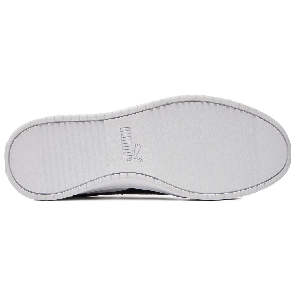 New PUMA Rickie Classic Abrasion Resistant Low Top Skateboard Shoes Unisex White Black 394251-16