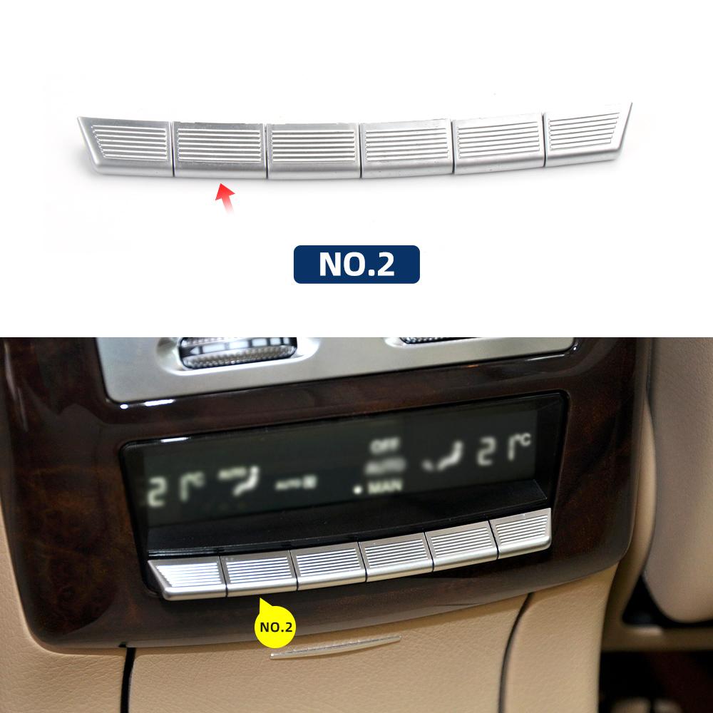 For Mercedes-Benz W221 S-class S300 S500 2218204697 Car Rear Air Conditioner Button Rear Air Outlet Adjustment Switch Button