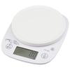 OHM Electric Cooking Scale 3kg Antibacterial Kitchen Scale Cooking Scale Weighing Digital Weighing OHM White COK-S305-W 07-8918