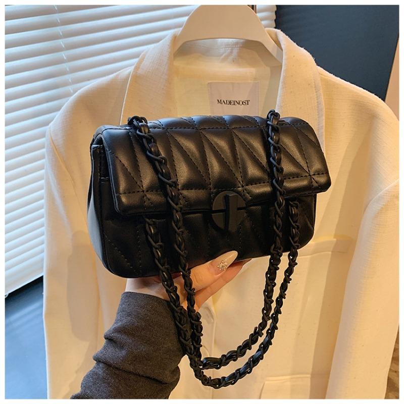 Маленькая сумка премиум-текстуры женская весенне-летняя универсальная новая модная нишевая сумка-мессенджер сумка на цепочке с бриллиантами