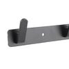 Black Towel Hook Durable Row Hook Modern Wall Hook Rack  Kitchen Bathroom Wardrobe Entryway Bedroom