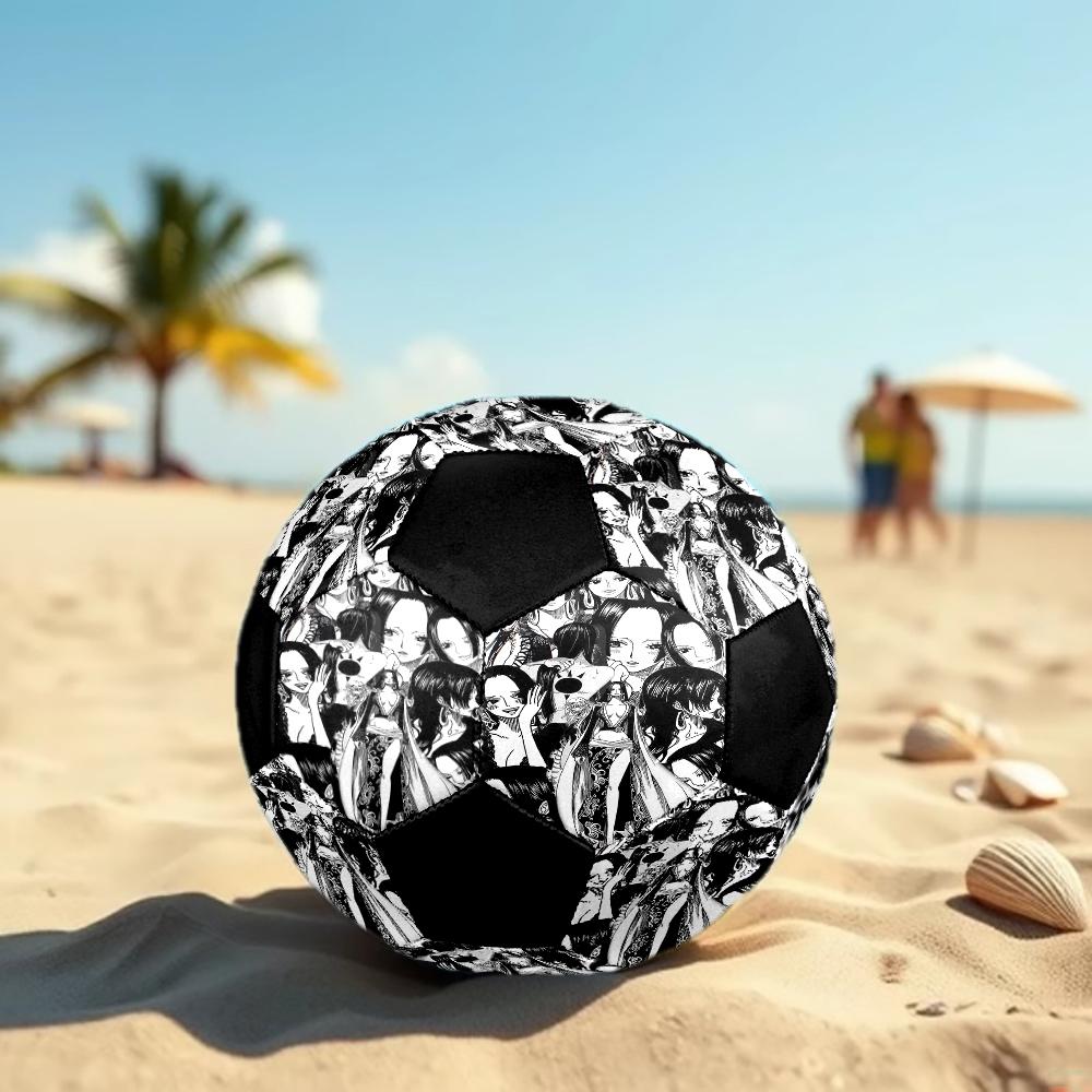 1pc Boa Hancock One Piece Football Soccer Ball Size 5 Indoor Soccer Ball Fashion Colorful Backyard Game -Great For Sports Fans Gift HE55